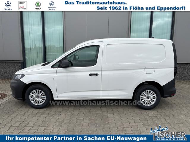 Volkswagen Caddy Cargo 2.0 TDI 102PS, Candy-Weiß, Klima, Parksensoren hinten, Reserverad, Kunststoffbodenbelag Fahrer-/Fahrgastraum, Ganzjahresreifen, Radio 10" + Wireless App-Connect, Tempomat, Hecktüren, Schiebetür rechts 