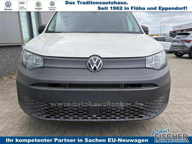 Volkswagen Caddy Cargo 2.0 TDI 102PS, Candy-Weiß, Klima, Parksensoren hinten, Reserverad, Kunststoffbodenbelag Fahrer-/Fahrgastraum, Ganzjahresreifen, Radio 10" + Wireless App-Connect, Tempomat, Hecktüren, Schiebetür rechts 
