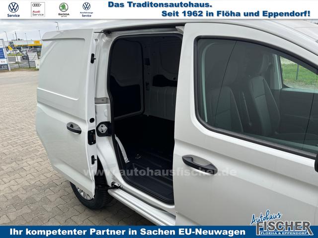 Volkswagen Caddy Cargo 2.0 TDI 102PS, Candy-Weiß, Klima, Parksensoren hinten, Reserverad, Kunststoffbodenbelag Fahrer-/Fahrgastraum, Ganzjahresreifen, Radio 10" + Wireless App-Connect, Tempomat, Hecktüren, Schiebetür rechts 