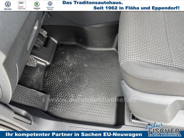Volkswagen Caddy Cargo 1.5 TSI 115PS, Pure-Grey, Klima, Parksensoren hinten, Reserverad, Kunststoffbodenbelag Fahrer-/Fahrgastraum, Ganzjahresreifen, Radio 10" + Wireless App-Connect, Tempomat, Hecktüren, Schiebetür rechts 