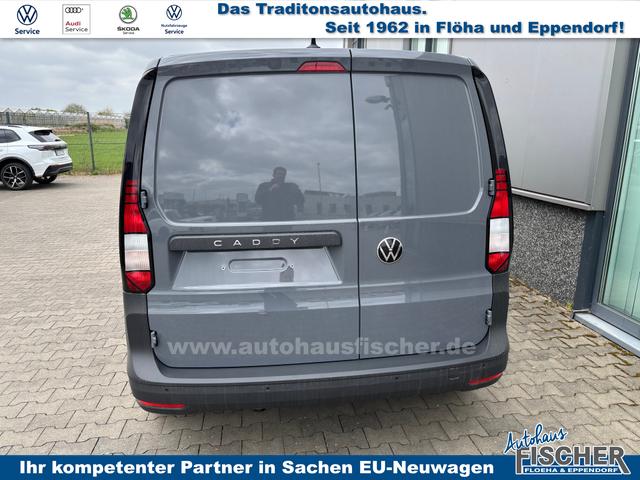 Volkswagen Caddy Cargo 1.5 TSI 115PS, Pure-Grey, Klima, Parksensoren hinten, Reserverad, Kunststoffbodenbelag Fahrer-/Fahrgastraum, Ganzjahresreifen, Radio 10" + Wireless App-Connect, Tempomat, Hecktüren, Schiebetür rechts 