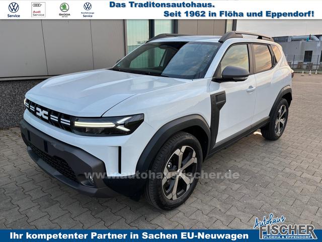Dacia Duster Journey 1.2 TCe 130 5J Garantie, Winter-Paket, Park-Paket, 18" Alufelgen "TAGASAN", Klimaautomatik, Hands-free, Rückfahrkamera, Parksensoren vorn/hinten, LED-Scheinwerfer, MEDIA NAV 10", Abgedunkelte Scheiben, Nebelscheinwerfer, Armlehne, Dachreling, Tempomat 