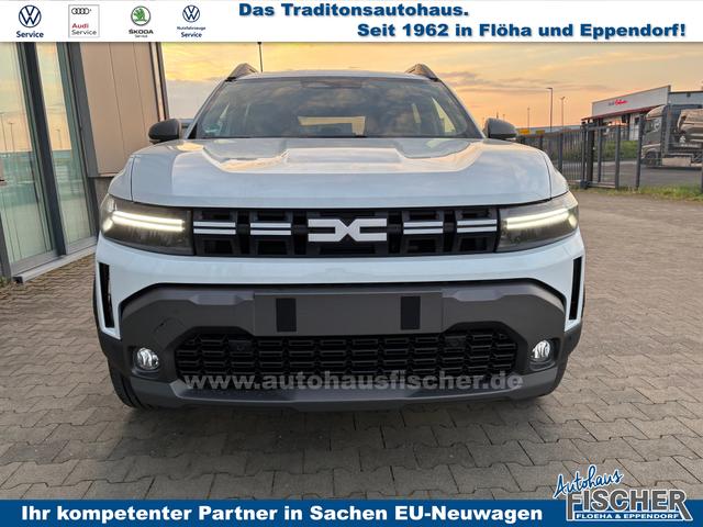 Dacia Duster Journey 1.2 TCe 130 5J Garantie, Winter-Paket, Park-Paket, 18" Alufelgen "TAGASAN", Klimaautomatik, Hands-free, Rückfahrkamera, Parksensoren vorn/hinten, LED-Scheinwerfer, MEDIA NAV 10", Abgedunkelte Scheiben, Nebelscheinwerfer, Armlehne, Dachreling, Tempomat 