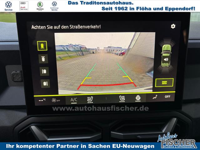 Dacia Duster Journey 1.2 TCe 130 5J Garantie, Winter-Paket, Park-Paket, 18" Alufelgen "TAGASAN", Klimaautomatik, Hands-free, Rückfahrkamera, Parksensoren vorn/hinten, LED-Scheinwerfer, MEDIA NAV 10", Abgedunkelte Scheiben, Nebelscheinwerfer, Armlehne, Dachreling, Tempomat 