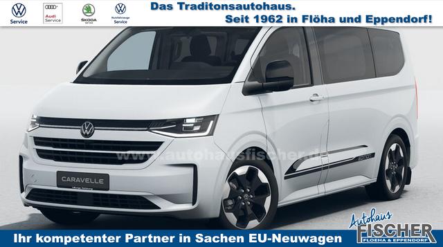 Volkswagen T7 Caravelle - Edition 2.0 TDI 170PS AUTOMATIK LANGER RADSTAND, 8-Sitzer, 17" Alu, IQ. LIGHT MATRIX-LED, Dach/Spiegel schwarz, Sitzheizung, NAVIGATION 13", M-Lederlenkrad, 3-Zonen-Climatronic, Parksensoren vorn/hinten, Rückfahrkamera, Privacy-Glas, Tempomat, Digitales Cockpit