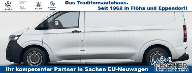Volkswagen T7 Kastenwagen Transporter LIEFERUNG KOSTENLOS! 2.0 TDI 150PS AUTOMATIK LANGER RADSTAND, Clear-White, 1-Zonen-Klimaautomatik, Heckflügeltüren, Parksensoren vorn/hinten, Rückfahrkamera, Vorbereitung AHK, Tempomat, Zentralverriegelung + Keyless Start, Radio 13" Wireless App-Connect, Schiebetüre rec 