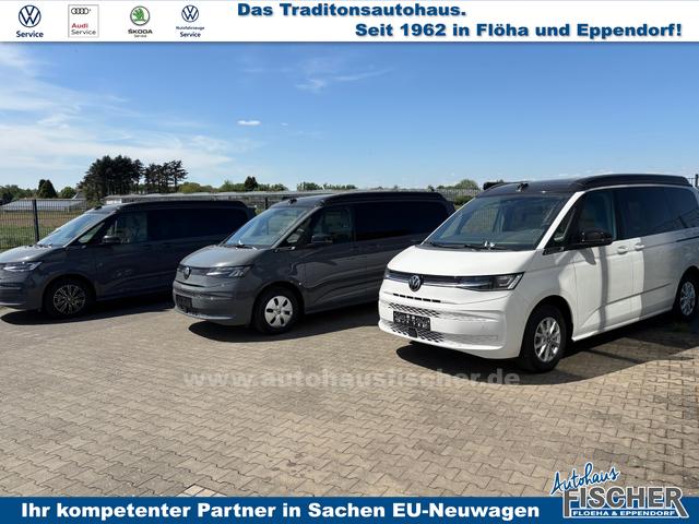 Volkswagen T7 California Ocean 2.0 TDI 150PS DSG, 16" Alu, ELEKTRISCHES Aufstelldach, Privacy-Glas, Climatronic, KÜCHE, Standheizung + FB, Sitzheizung, Park Assist, Parksensoren v/h, Kamera, IQ Light LED-MATRIX, Markise, Side ACC, Ganzjahresreifen, Radio 10" App-Connect 