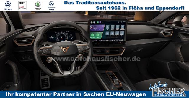 Cupra Leon Basis 1.5 eTSI 150PS DSG (AUTOMATIK), 5 Jahre Garantie, 18" Alufelgen, Voll-LED-Scheinwerfer, 3Z-Climatronic, ACC/Tempomat, Digitales Cockpit, Full Link, Parksensoren v/h, Privacy-Glas, Multifunktions-Lederlenkrad, LED-Nebelscheinwerfer 