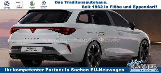 Cupra Leon Sportstourer Basis 2.0 TSI 204PS DSG (AUTOMATIK) 4DRIVE (ALLRAD) , 5 Jahre Garantie, Elektr. Heckklappe, Dachreling, 18" Alu, Voll-LED-Scheinwerfer, 3Z-Climatronic, ACC/Tempomat, Digitales Cockpit, Full Link, Parksensoren v/h, Privacy-Glas, Multifunktions-Lederlenkrad, NSW 