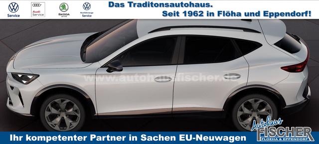 Cupra Formentor Basis 2.0 TSI 204PS DSG 4DRIVE (ALLRAD), 5 Jahre Garantie, 18" Alufelgen, Voll-LED-Scheinwerfer, 3Z-Climatronic, ACC/Tempomat, Digitales Cockpit, Full Link, Parksensoren v/h, Privacy-Glas, Multifunktions-Lederlenkrad, LED-Nebelscheinwerfer, Dachreling 
