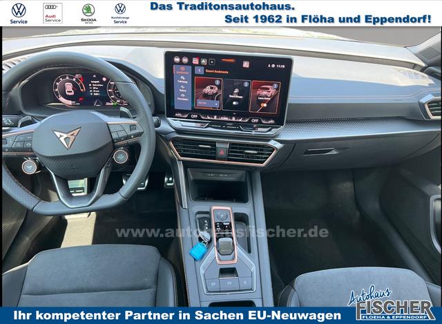 Cupra Leon Basis 1.5 TSI 150PS 6-Gang, 5 Jahre Garantie, 18" Alufelgen, Voll-LED-Scheinwerfer, 3Z-Climatronic, ACC/Tempomat, Digitales Cockpit, Full Link, Parksensoren v/h, Privacy-Glas, Multifunktions-Lederlenkrad, LED-Nebelscheinwerfer 