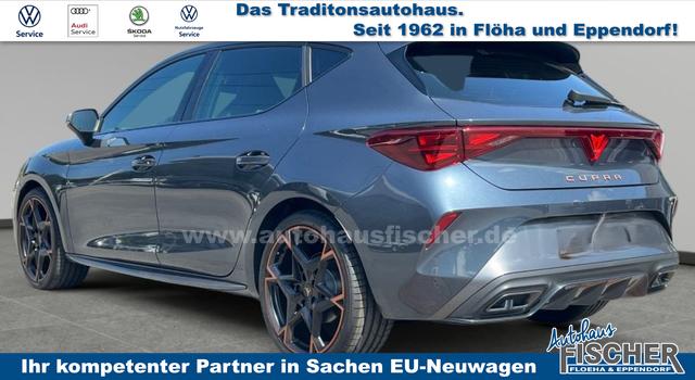 Cupra Leon Basis 1.5 TSI 150PS 6-Gang, 5 Jahre Garantie, 18" Alufelgen, Voll-LED-Scheinwerfer, 3Z-Climatronic, ACC/Tempomat, Digitales Cockpit, Full Link, Parksensoren v/h, Privacy-Glas, Multifunktions-Lederlenkrad, LED-Nebelscheinwerfer 