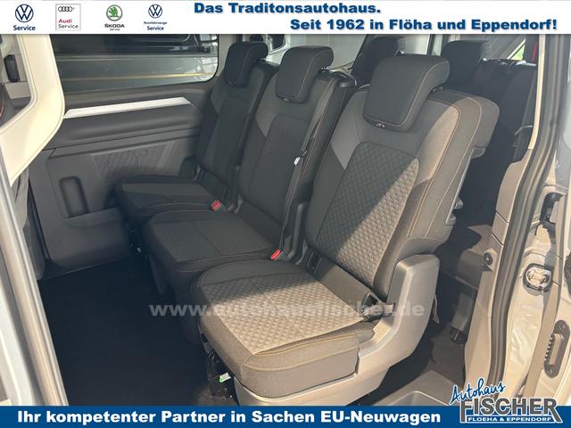 Volkswagen T7 Caravelle Basis 2.0 TDI 110PS, 8-Sitzer, LED-Scheinwerfer, 3-Zonen-Climatronic, Parksensoren vorn/hinten, Rückfahrkamera, Privacy-Glas, Tempomat, Radio 13" + Wireless-App-Connect, Digitales Cockpit 