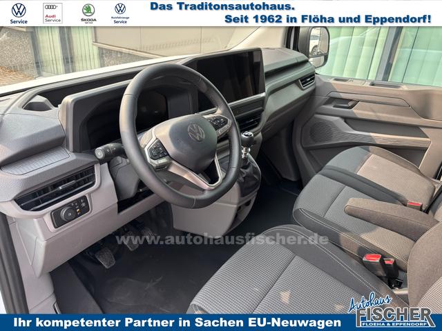 Volkswagen T7 Kastenwagen Basis 2.0 TDI 110PS 6-Gang kurzer Radstand, Parksensoren hinten, Tempomat, Zentralverriegelung + Keyless Start, Radio 13" Wireless App-Connect, Schiebetüre rechts, Heckklappe 
