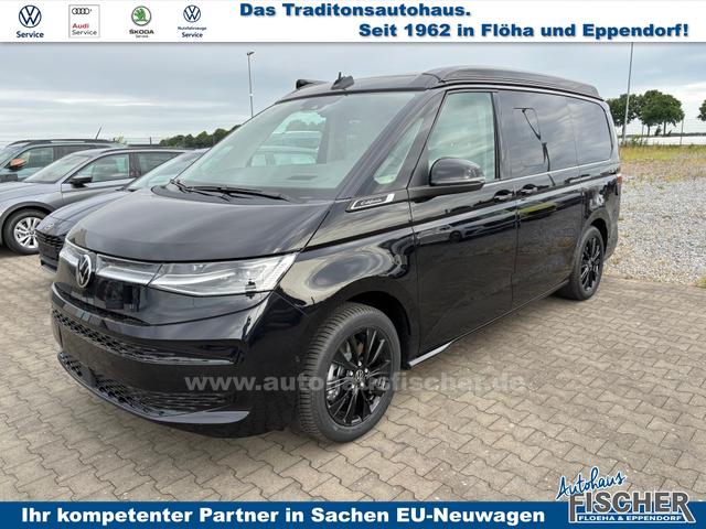 Volkswagen T7 California Beach Camper 2.0 TDI 150PS DSG (AUTOMATIK), Mini-Küche, Privacy-Glas, Aufstelldach, Klimaanlage, Parksensoren vorne und hinten, Digital Cockpit Pro, Radio Ready2Discover 10" + Wireless App-Connect, Tempomat, LED-Scheinwerfer, M-Lederlenkrad, Schiebetüren 