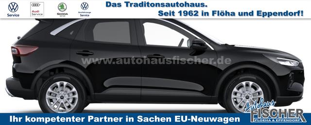 Ford Kuga Titanium 1.5 EcoBoost 186PS AUTOMATIK, Schwarz-Metallic, Winter-Paket, 5 Jahre Garantie, 17" Alu + Allwetterreifen, Navigation 13"-Display, Parksensoren vorne/hinten, Rückfahrkamera, Climatronic, Privacy-Glas, Key-Free-System, Tempomat, LED-Scheinwerfer 