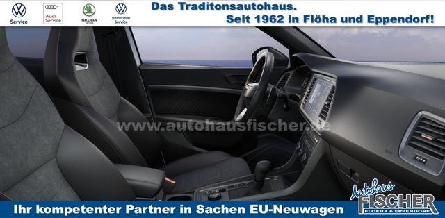 Cupra Ateca Basis 2.0 TSI 190PS DSG/AUTOMATIK 4DRIVE (ALLRAD), 5 Jahre Garantie, 19" Alu, NAVI 9,2", Climatronic, Park Assist, Parksensoren v/h, Digitales Cockpit, Privacy-Glas, Kessy, Sportschalensitze, LED-Scheinwerfer, Dachreling, Beheiztes M-Lederlenkrad, Tempomat 