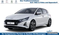 Hyundai i20 - Comfort 1.2i 79PS, Sonderfarbe ATLAS-WHITE, DESIGN-PACK: 16" ALUFELGEN + LED, 5 Jahre Garantie, NAVIGATION 10,25", Klima, Parksensoren hinten, Rückfahrkamera, Alarm, Lederlenkrad, Tempomat, Armlehne vorne, Reserverad, 4x elektr. Fensterheber, Fernlicht-Assistent