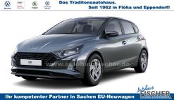Hyundai i20 - Comfort 1.2i 79PS, AURORA-GRAU METALLIC, 5 Jahre Garantie, NAVIGATION 10,25", Klima, Parksensoren hinten, Rückfahrkamera, Alarm, Lederlenkrad, Tempomat, Armlehne vorne, Reserverad, 4x elektr. Fensterheber, Fernlicht-Assistent