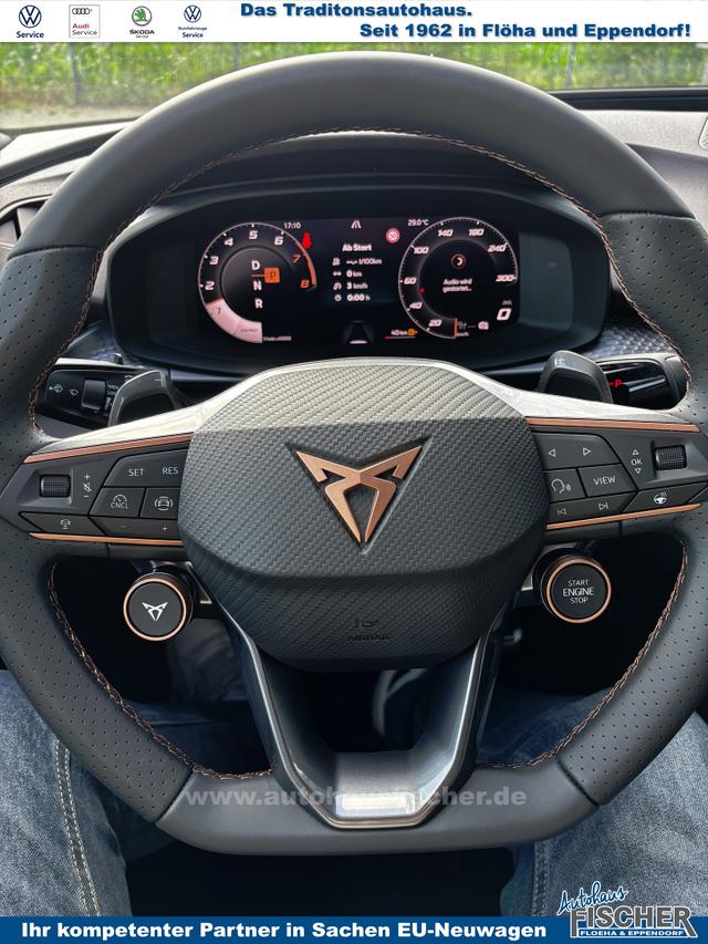 Cupra Terramar Basis 1.5 e-TSI 150PS DSG, 5 Jahre Garantie, 18" Alu, Climatronic, Parksensoren vorn/hinten, Rückfahrkamera, Tempomat, Media 12,9" + Full Link, M-Lederlenkrad, Dachreling, LED-Scheinwerfer 