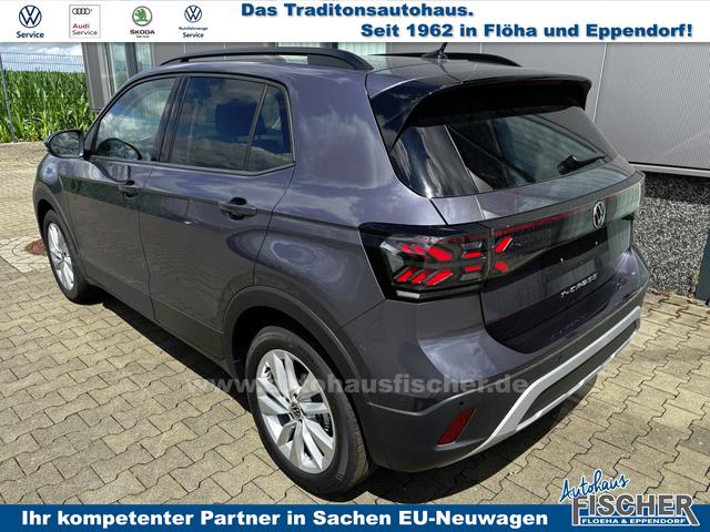 Volkswagen T-Cross LIFE 1.0 TSI 115PS DSG/AUTOMATIK, Grau-Metallic, Park Assist, Parksensoren v/h, R&uuml;ckfahrkamera, Privacy-Glas, Sitzheizung, Climatronic, IQ LIGHT MATRIX, Radio Ready2Discover+Wireless App-Connect, 17" Alu, KEYLESS, M-Lenkrad, ACC Tempomat, SIDE Travel 