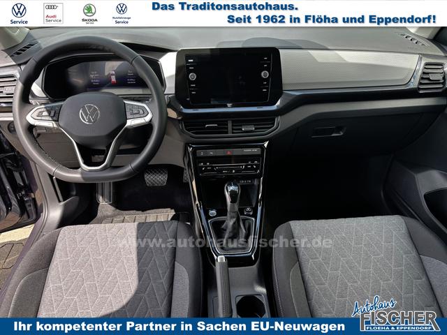 Volkswagen T-Cross LIFE 1.0 TSI 115PS DSG/AUTOMATIK, Grau-Metallic, Park Assist, Parksensoren v/h, R&uuml;ckfahrkamera, Privacy-Glas, Sitzheizung, Climatronic, IQ LIGHT MATRIX, Radio Ready2Discover+Wireless App-Connect, 17" Alu, KEYLESS, M-Lenkrad, ACC Tempomat, SIDE Travel 