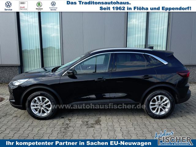 Ford Kuga Titanium 1.5 EcoBoost 186PS AUTOMATIK, Schwarz-Metallic, Winter-Paket, 5 Jahre Garantie, 17" Alu + Allwetterreifen, Navigation 13"-Display, Parksensoren vorne/hinten, Rückfahrkamera, Climatronic, Privacy-Glas, Key-Free-System, Tempomat, LED-Scheinwerfer 