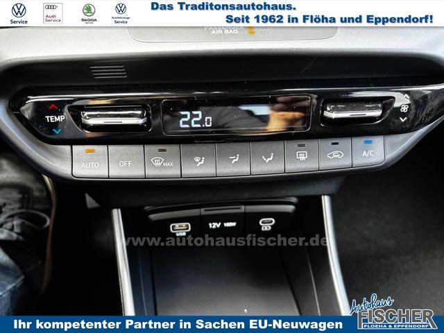 Hyundai i20 Family 1.2i 79PS, AURORA-GRAU METALLIC, WINTER-PAKET, KLIMAAUTOMATIK, 16" ALUFELGEN, 5 Jahre Garantie, NAVIGATION 10,25", Parksensoren hinten, Rückfahrkamera, Alarm, Lederlenkrad, Tempomat, Armlehne vorne, Reserverad, 4x elektr. Fensterheber, Fernlicht-Assisten 