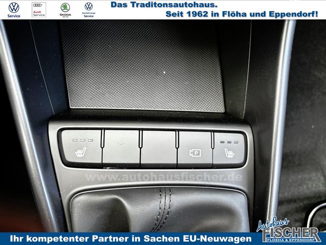 Hyundai i20 Family 1.2i 79PS, AURORA-GRAU METALLIC, WINTER-PAKET, KLIMAAUTOMATIK, 16" ALUFELGEN, 5 Jahre Garantie, NAVIGATION 10,25", Parksensoren hinten, Rückfahrkamera, Alarm, Lederlenkrad, Tempomat, Armlehne vorne, Reserverad, 4x elektr. Fensterheber, Fernlicht-Assisten 