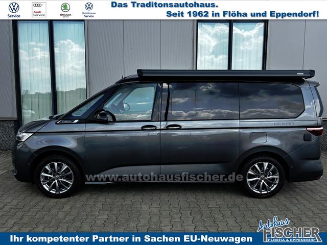 Volkswagen T7 California Beach 2.0 TDI 150PS DSG (AUTOMATIK), Aufstelldach, Klimaanlage, Parksensoren vorne und hinten, Digital Cockpit Pro, Radio Ready2Discover 10" + Wireless App-Connect, SIDE ASSIST, ACC, LED-Scheinwerfer, M-Lederlenkrad, Schiebetüren links rechts 