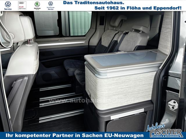 Volkswagen T7 California Beach 2.0 TDI 150PS DSG (AUTOMATIK), Aufstelldach, Klimaanlage, Parksensoren vorne und hinten, Digital Cockpit Pro, Radio Ready2Discover 10" + Wireless App-Connect, SIDE ASSIST, ACC, LED-Scheinwerfer, M-Lederlenkrad, Schiebetüren links rechts 