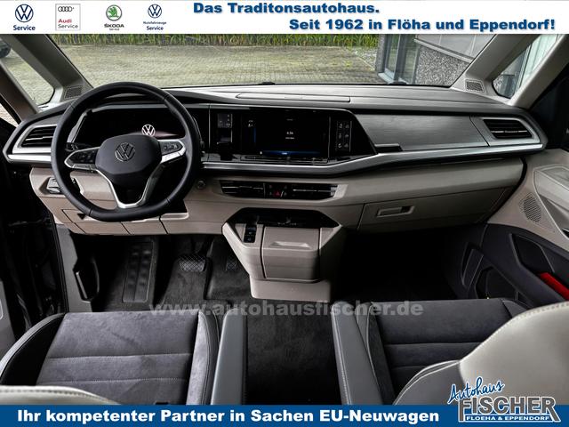 Volkswagen T7 California Beach 2.0 TDI 150PS DSG (AUTOMATIK), Aufstelldach, Klimaanlage, Parksensoren vorne und hinten, Digital Cockpit Pro, Radio Ready2Discover 10" + Wireless App-Connect, SIDE ASSIST, ACC, LED-Scheinwerfer, M-Lederlenkrad, Schiebetüren links rechts 