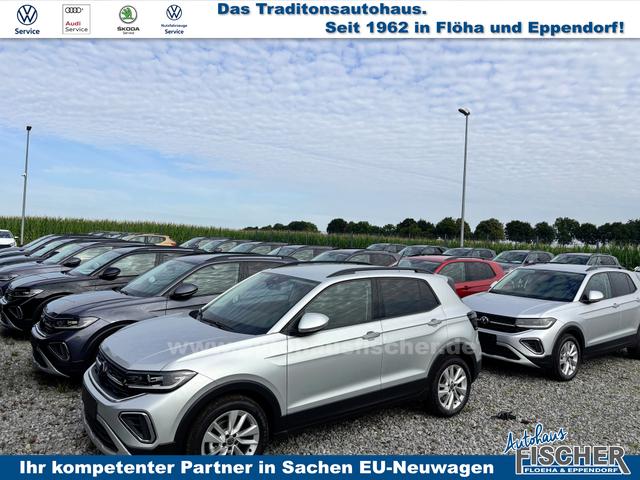 Volkswagen T-Cross LIFE 1.0 TSI 115PS, Wireless App-Connect, Side Assist, ACC/Tempomat, 16" Alu, Parksensoren vo/hi, LED-Scheinwerfer, Radio Composition 8", Klima, M-Lederlenkrad, Digitales Cockpit, Dachreling 
