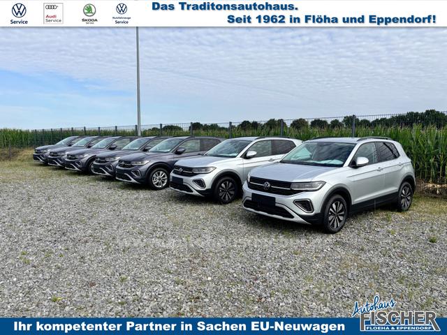 Volkswagen T-Cross LIFE 1.0 TSI 115PS, Wireless App-Connect, Side Assist, ACC/Tempomat, 16" Alu, Parksensoren vo/hi, LED-Scheinwerfer, Radio Composition 8", Klima, M-Lederlenkrad, Digitales Cockpit, Dachreling 