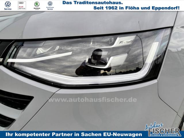 Volkswagen T7 Caravelle Style 2.0 TDI 110PS, LANGER RADSTAND, 8-Sitzer, 17" Alu, IQ.LIGHT MATRIX-LED, NAVIGATION 13", Kunstlederpolster + Sitzheizung, Schiebetüre links/rechts, Keyless, M-Lederlenkrad, 3-Zonen-Climatronic, Parksensoren vorn/hinten, Rückfahrkamera, Privacy-Glas 