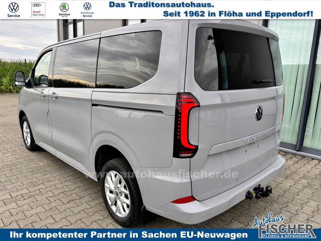 Volkswagen T7 Caravelle Style 2.0 TDI 110PS, LANGER RADSTAND, 8-Sitzer, 17" Alu, IQ.LIGHT MATRIX-LED, NAVIGATION 13", Kunstlederpolster + Sitzheizung, Schiebetüre links/rechts, Keyless, M-Lederlenkrad, 3-Zonen-Climatronic, Parksensoren vorn/hinten, Rückfahrkamera, Privacy-Glas 