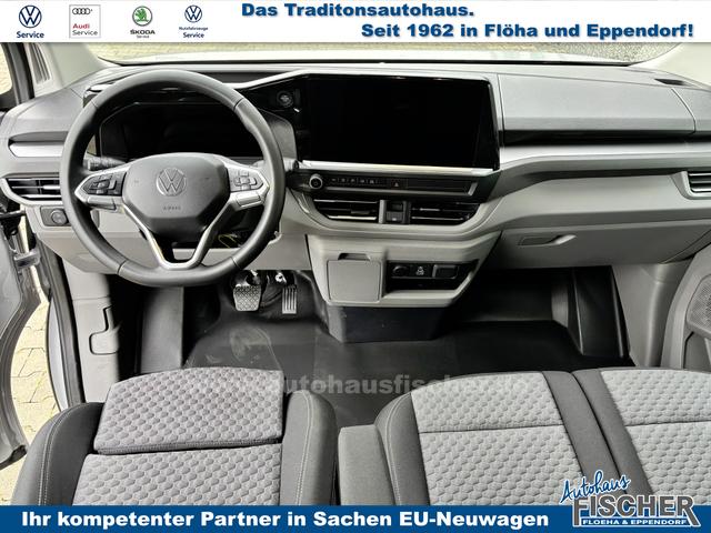 Volkswagen T7 Caravelle Style 2.0 TDI 110PS, LANGER RADSTAND, 8-Sitzer, 17" Alu, IQ.LIGHT MATRIX-LED, NAVIGATION 13", Kunstlederpolster + Sitzheizung, Schiebetüre links/rechts, Keyless, M-Lederlenkrad, 3-Zonen-Climatronic, Parksensoren vorn/hinten, Rückfahrkamera, Privacy-Glas 