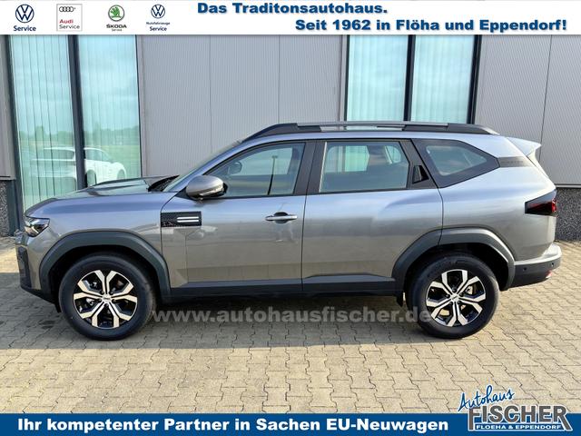 Dacia Bigster Essential 1.2 TCe 140 Mild-Hybrid (2), 17" Alufelgen, Klimaanlage, Radio 10", Parksensoren hinten, Rückfahrkamera, Tempomat, Lederlenkrad, Dachreling 