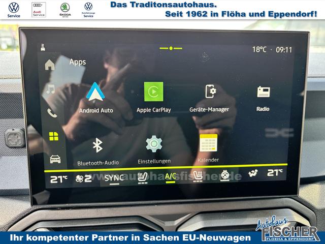 Dacia Bigster Essential 1.2 TCe 140 Mild-Hybrid (2), 17" Alufelgen, Klimaanlage, Radio 10", Parksensoren hinten, Rückfahrkamera, Tempomat, Lederlenkrad, Dachreling 
