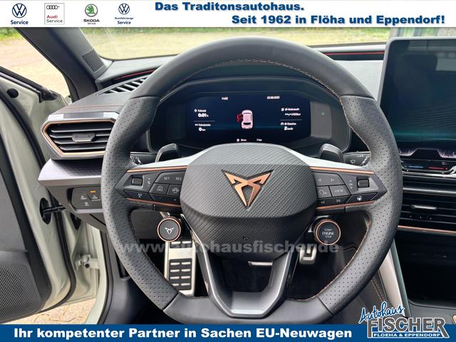 Cupra Leon Basis 1.5 TSI 150PS 6-Gang, 5 Jahre Garantie, 18" Alufelgen, Voll-LED-Scheinwerfer, 3Z-Climatronic, ACC/Tempomat, Digitales Cockpit, Full Link, Parksensoren v/h, Privacy-Glas, Multifunktions-Lederlenkrad, LED-Nebelscheinwerfer 