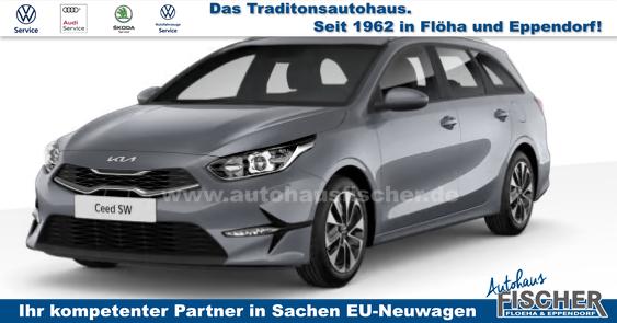 Kia Ceed Sportswagon - Spin 1.5 T-GDI 140PS 6-Gang, Lunar-Silver-Metallic, 16" Alufelgen, Klimaanlage, Winter-Paket, Navigationssystem 10,25", Parksensoren hinten, Rückfahrkamera, Tempomat, Dachreling, Beheiztes Lederlenkrad, ZV mit Fernbedienung, Reserve-Notrad