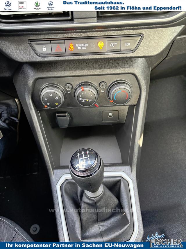 Dacia Sandero Expression 1.0 ECO-G 100 BENZIN/LPG-GASANLAGE, Weiß, Klimaanlage, NAVIGATIONSSYSTEM 8", Parksensoren VORNE + HINTEN, RÜCKFAHRKAMERA, TOTER-WINKEL-WARNER, Nebelscheinwerfer, Tempomat, Lederlenkrad, Armlehne, Spiegel elektr. einstell-/beheizbar, ZV mit Fernbedienung 