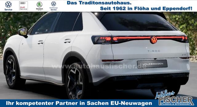 Volkswagen T-Roc LIFE 1.5 eTSI mild-hybrid 116PS DSG (AUTOMATIK), 16" Alufelgen, ACC Tempomat, Climatronic, Rückfahrkamera, Parksensoren vorne/hinten, Radio 12,9" + Wireless App-Connect, Toter-Winkel-Warner, M-Lederlenkrad, Armlehne vorn, LED-Scheinwerfer, Dachreling 