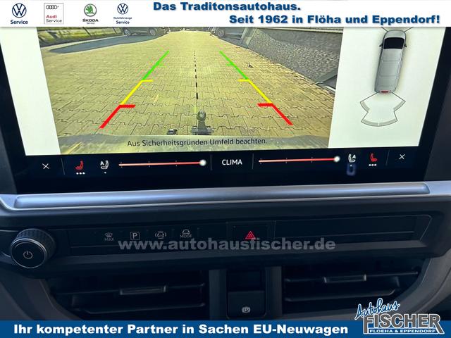 Volkswagen T7 Kastenwagen Basis 2.0 TDI 170PS AUTOMATIK LANG, Weiß, HECKFLÜGELTÜREN, 2-Zonen-Klimautomatik, M-Lederlenkrad, Anhängerkupplung, Parksensoren vorn/hinten, Rückfahrkamera, Frontscheibe beheizbar, Ganzjahresreifen, Sitzpaket 46 (inkl. Sitzheizung), Reserverad, 70l Tank 