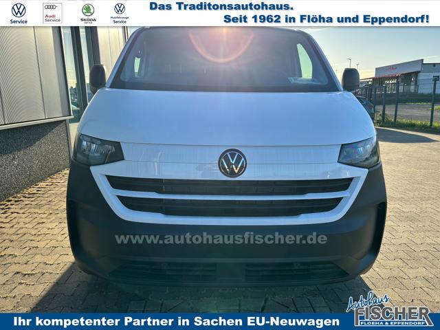Volkswagen T7 Kastenwagen Basis 2.0 TDI 170PS AUTOMATIK LANG, Weiß, HECKFLÜGELTÜREN, 2-Zonen-Klimautomatik, M-Lederlenkrad, Anhängerkupplung, Parksensoren vorn/hinten, Rückfahrkamera, Frontscheibe beheizbar, Ganzjahresreifen, Sitzpaket 46 (inkl. Sitzheizung), Reserverad, 70l Tank 