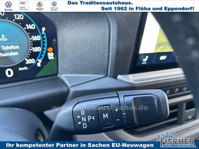 Volkswagen T7 Kastenwagen Basis 2.0 TDI 170PS AUTOMATIK LANG, Grau, HECKFLÜGELTÜREN, 2-Zonen-Klimautomatik, M-Lederlenkrad, Anhängerkupplung, Parksensoren vorn/hinten, Rückfahrkamera, Frontscheibe beheizbar, Ganzjahresreifen, Sitzpaket 46 (inkl. Sitzheizung), Reserverad, 70l Tank 