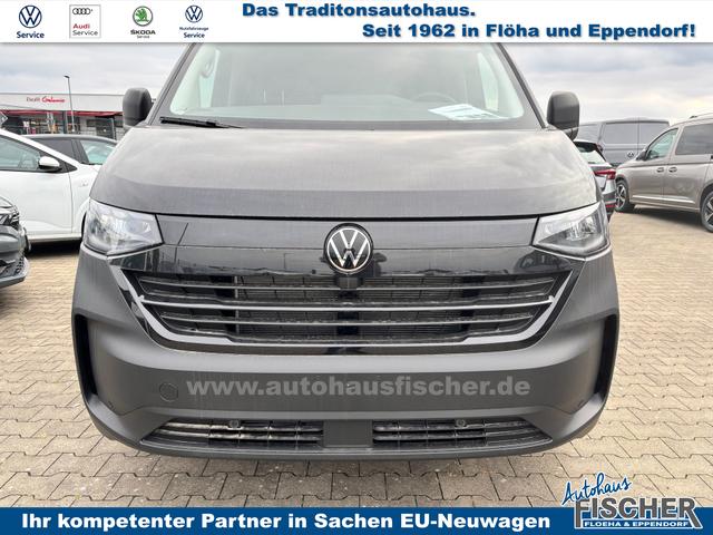 Volkswagen T7 Kastenwagen Basis 2.0 TDI 170PS AUTOMATIK LANG, Schwarz, HECKFLÜGELTÜREN, 2-Zonen-Klimautomatik, M-Lederlenkrad, Anhängerkupplung, Parksensoren vorn/hinten, Rückfahrkamera, Frontscheibe beheizbar, Ganzjahresreifen, Sitzpaket 46 (inkl. Sitzheizung), Reserverad, 70l Tank 
