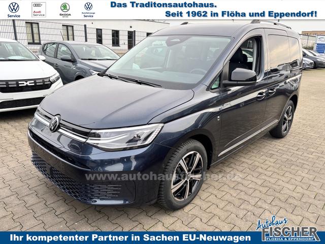 Volkswagen Caddy - Style 1.5 TSI 115PS DSG/AUTOMATIK, Blue-Metallic, 17" Alu/Ganzjahresreifen, Winterpaket, ACC-Tempomat, Toter-Winkel, ParkAssist, Parksensoren vo/hi, Rückfahrkamera, Radio Ready2Discover 10" + Wireless AppConnect, Climatronic, Abgedunkelte Scheiben, M-Lederlenk