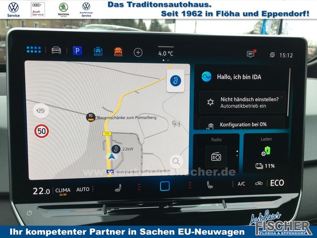 Volkswagen ID.3 Pro Goal Sofort F&ouml;rderung Navi RFK ergoActive 19Zoll 