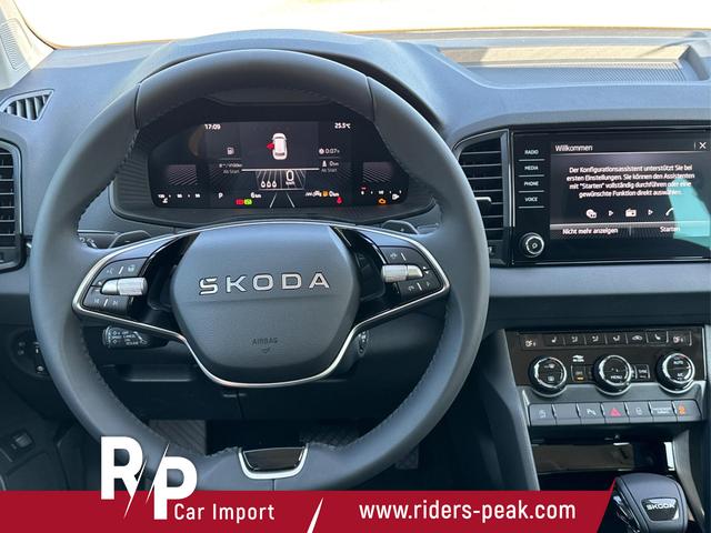 Skoda / Karoq / Silber / / / SHZ+ACC+KESSY+VICO+SMARTLINK+18'' ALU